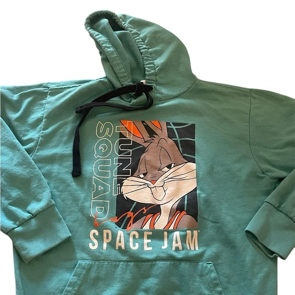 Space Jam Bugs Bunny Unisex Hoodie M (38-40) Graphic - Picture 1 of 6